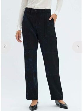 Raquel Allegra Work Pant - Dark Indigo